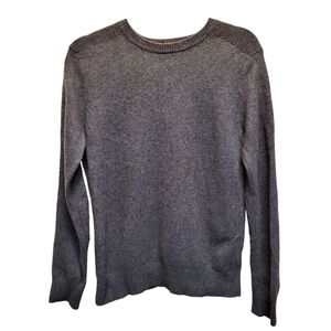 J. Crew Mens Blue Slim Merino Wool / Alpaca Blend Crew Neck Sweater - Size M